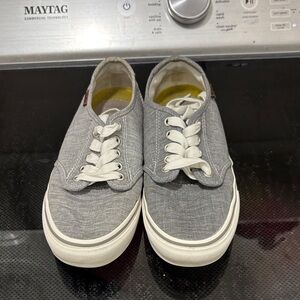 Vans Gray and White Women's Sneakers